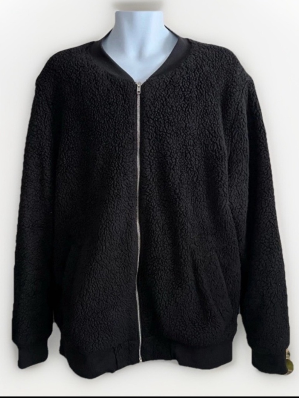 Jackson Black Faux Fur Bomber Jacket